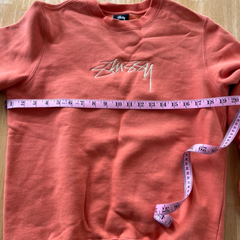 Stüssy Embroidered Logo Crewneck Sweatshirt - Picture 4 of 5